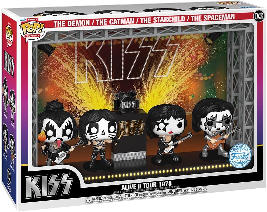 Funko Pop! Rocks Deluxe Moments Kiss: Alive II Tour 1978