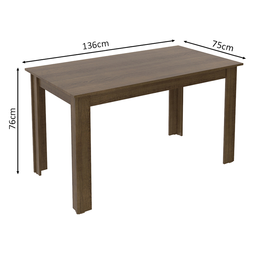 Juego de Comedor com Mesa y 6 Sillas Madesa Bahamas MN