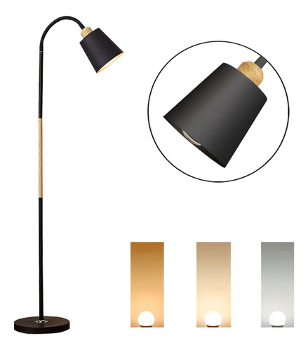 Lamparas De Piso De Metal Moderna Minimalista Ajustable 12w