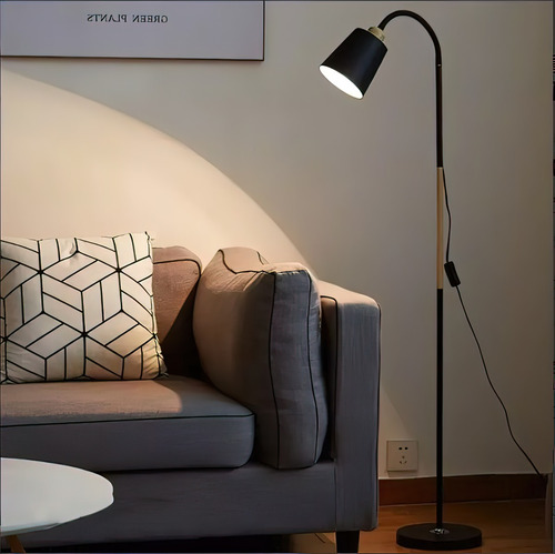 Lamparas De Piso De Metal Moderna Minimalista Ajustable 12w