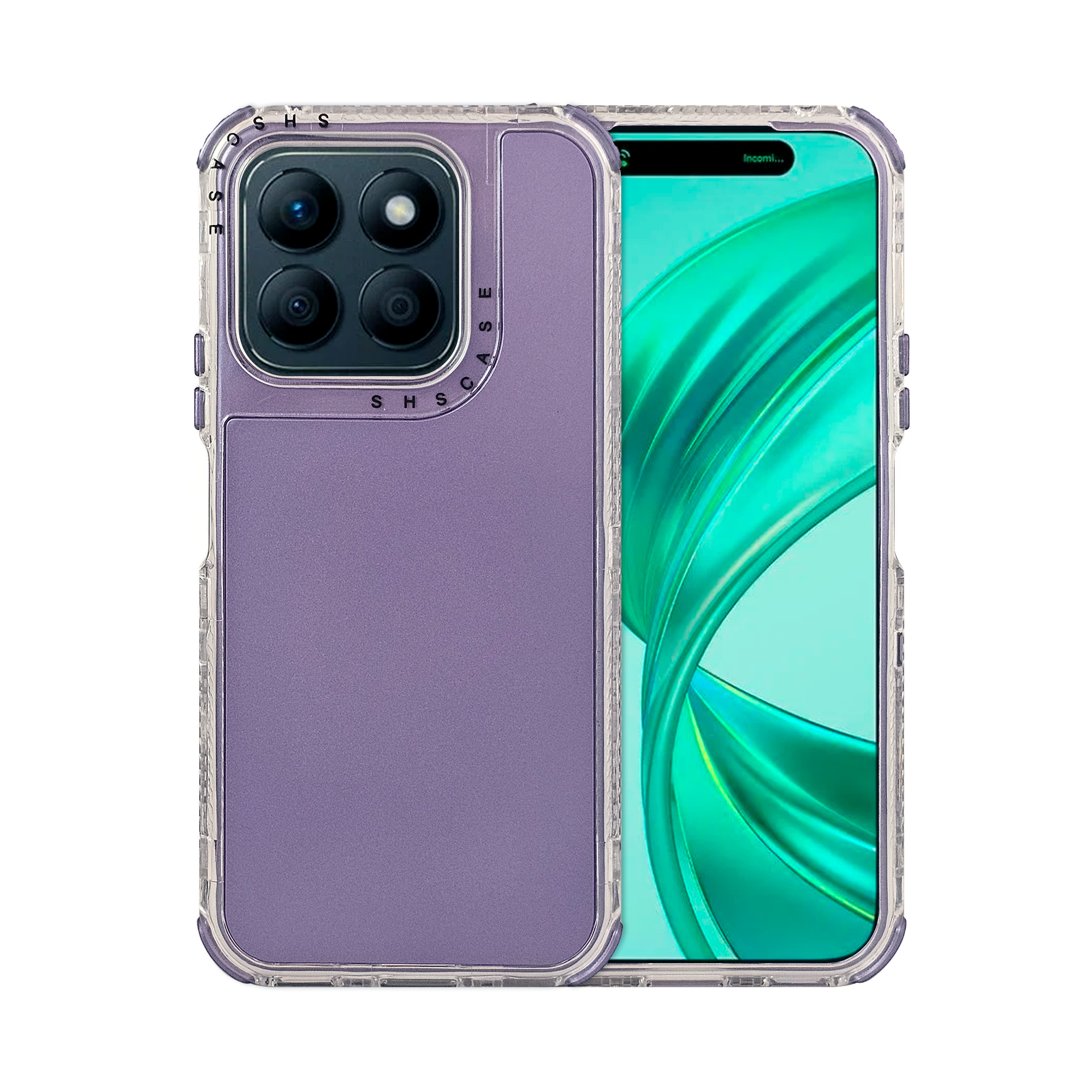 Funda Uso Rudo Rainbow 360 Morado Para Honor X8B