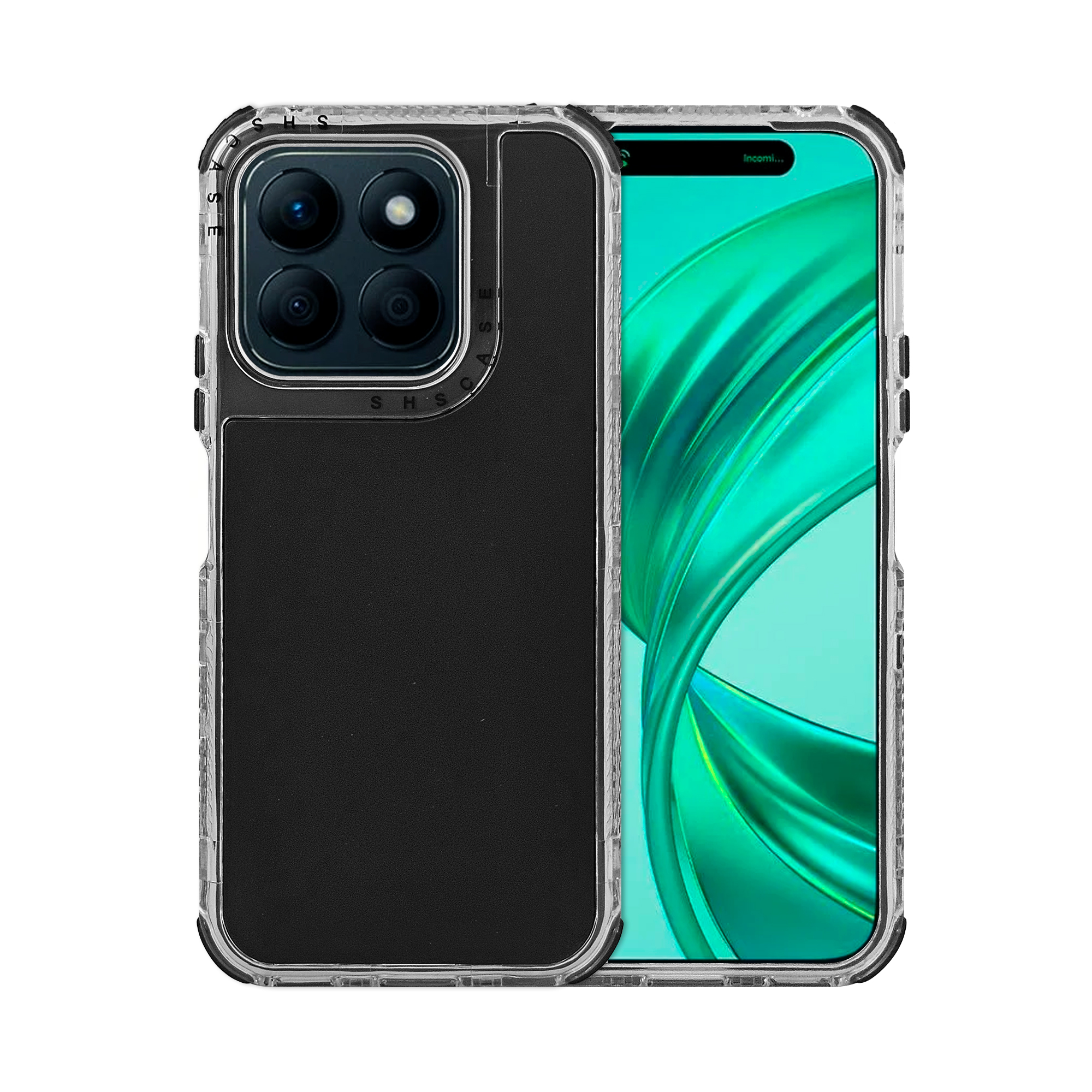 Funda Uso Rudo Rainbow 360 Negro Para Honor X8B