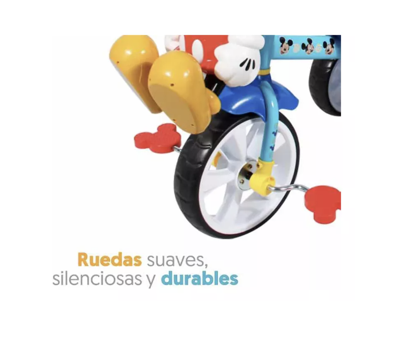 Triciclo Apache Mickey Mouse 2 En 1 Azul