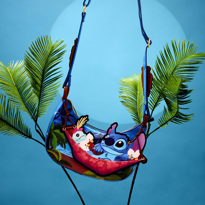 Loungefly Croosbody Bag Lilo And Stitch: Sticth Camping Cuties