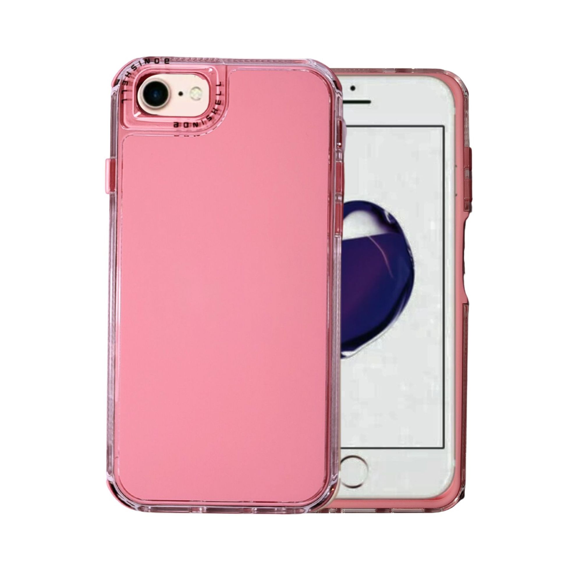 Funda Uso Rudo Rainbow Paint Rosa Para iPhone 6 / 7 / 8 / SE