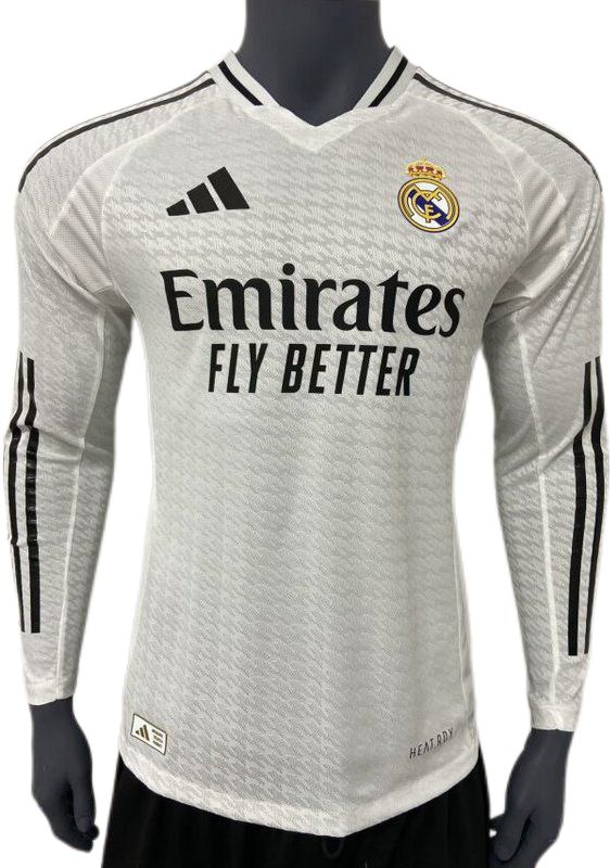 Nuevo! Jersey Real Madrid 2024/2025 Titular Local Blanca Manga Larga Talla XL