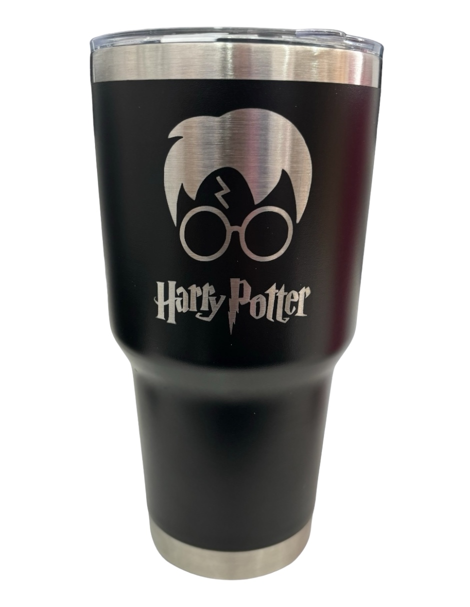Termo de acero inoxidable Harry Potter color negro de 30 Oz