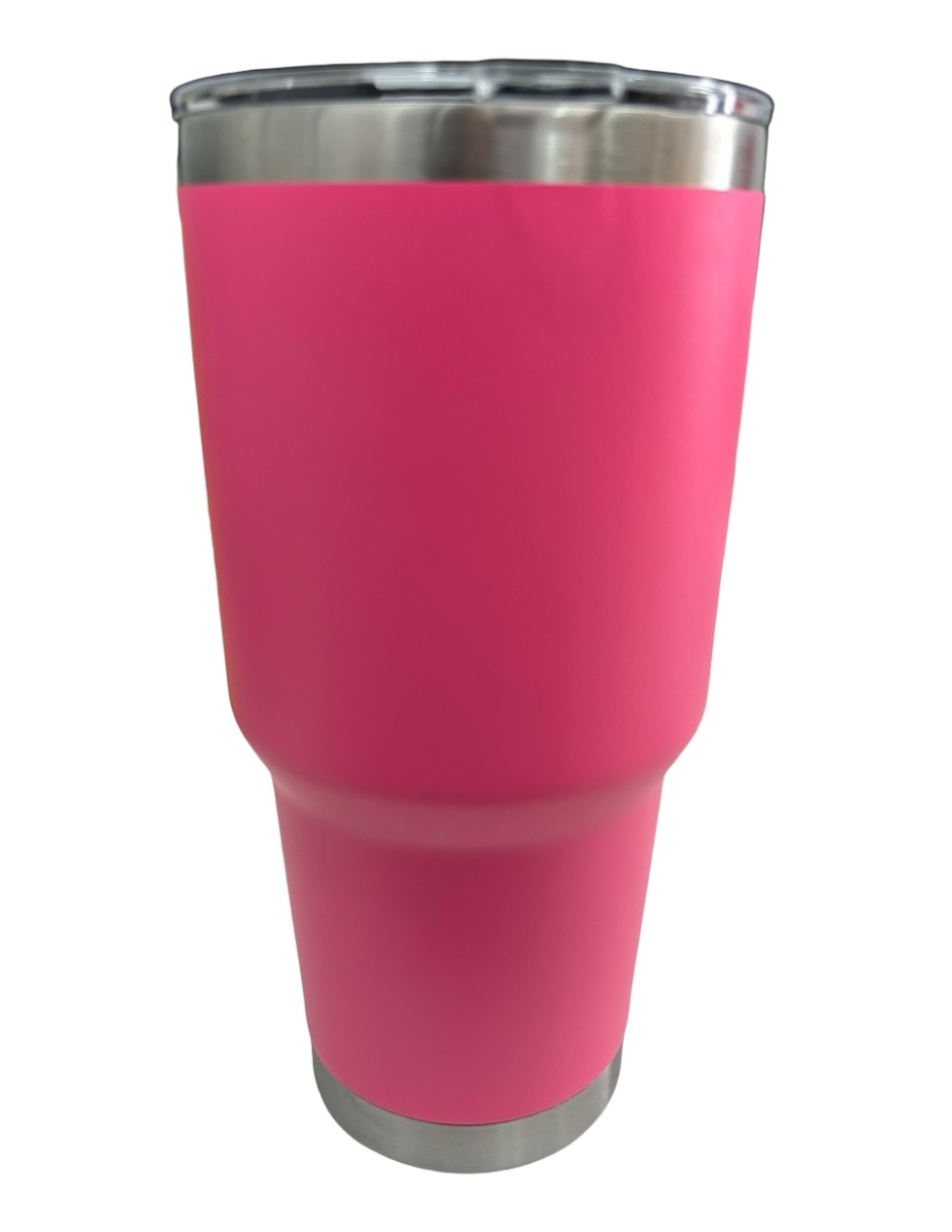 Termo de acero inoxidable Taylor Swift color fucsia de 30 Oz