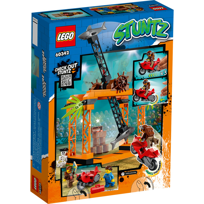 LEGO - 60342 CITY Desafío Acrobático: Ataque del Tiburón 122 PZAS.