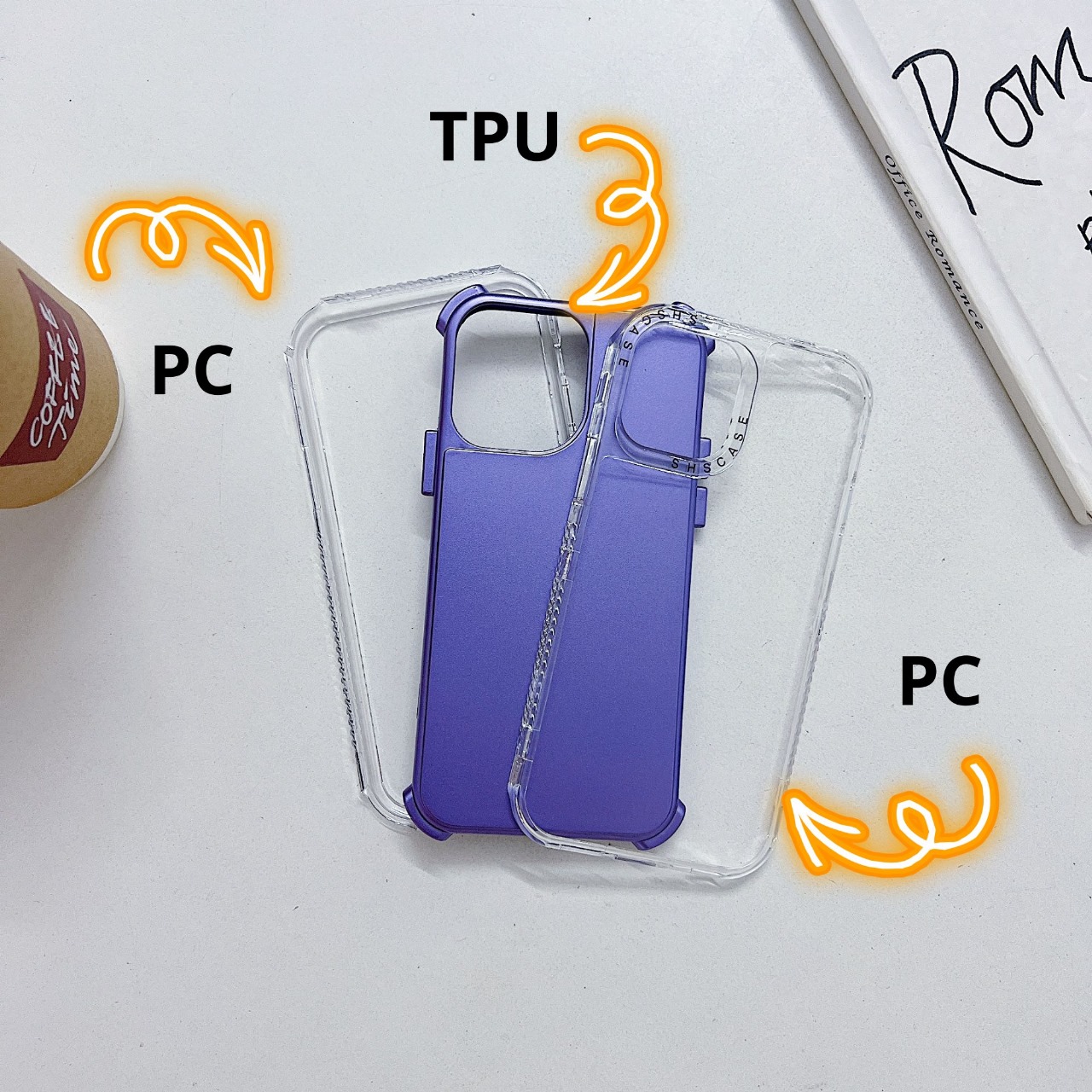 Funda Uso Rudo Rainbow 360 Morado Para Vivo Y36