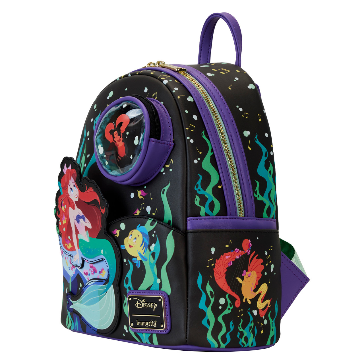 Loungefly Mini Backpack Disney The Little Mermaid: Life Is The Bubbles