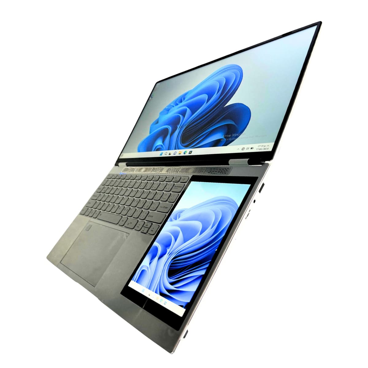 Laptop Empresarial LM-156D Pantalla Táctil 180° Intel Celeron N95 16GB+512GB.  15.6"+7"