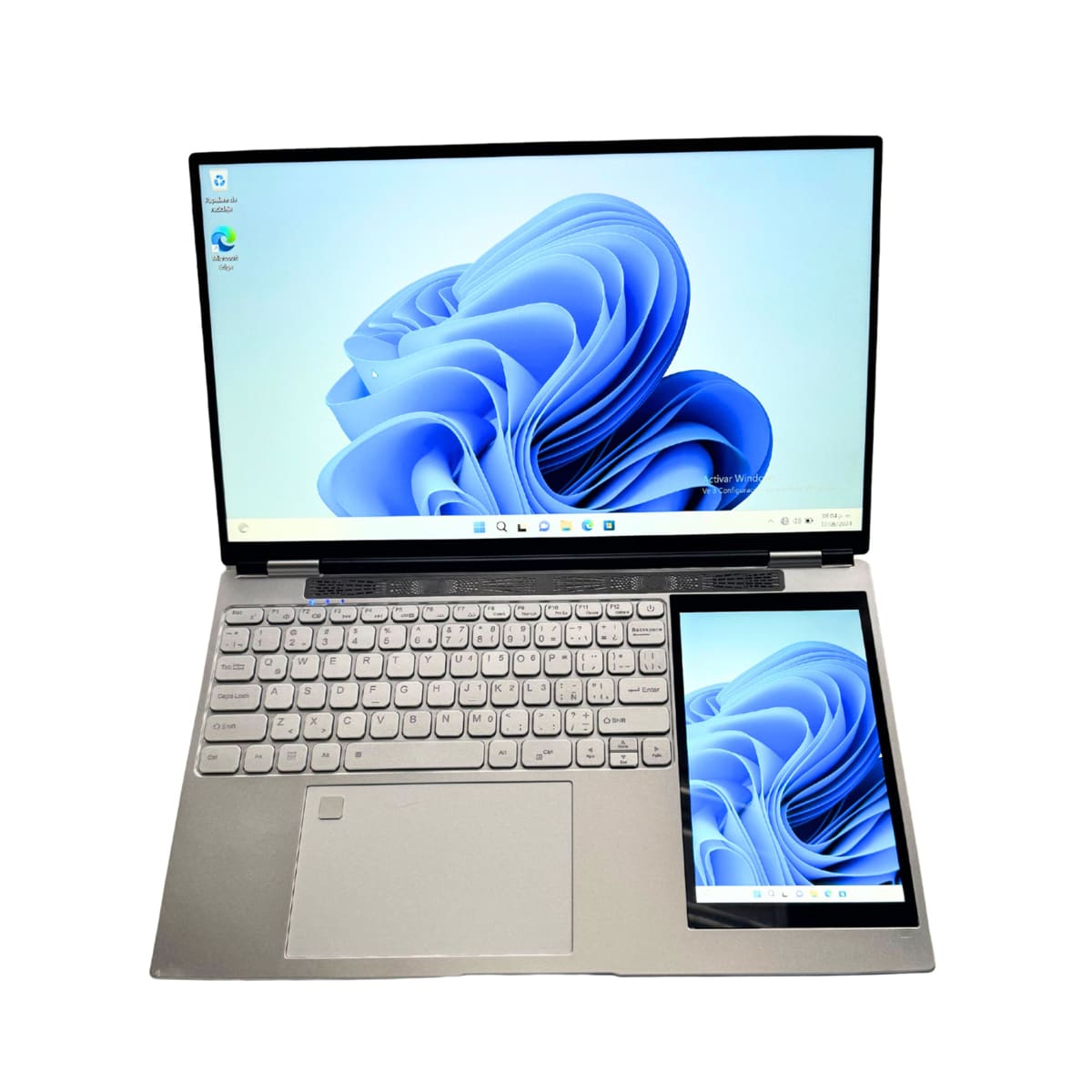 Laptop Empresarial LM-156D Pantalla Táctil 180° Intel Celeron N95 16GB+512GB.  15.6"+7"