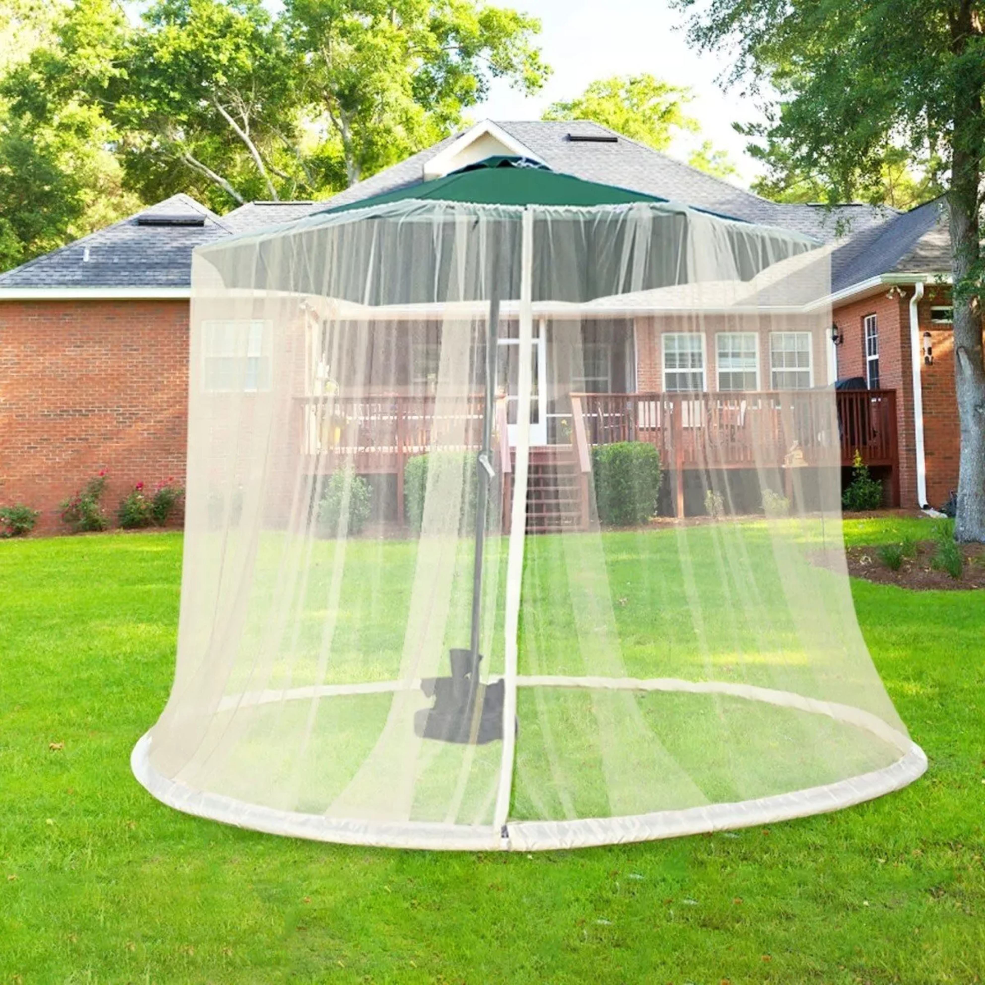 Mosquiteras De Sombrilla Para Jardín Patio 240*335cm