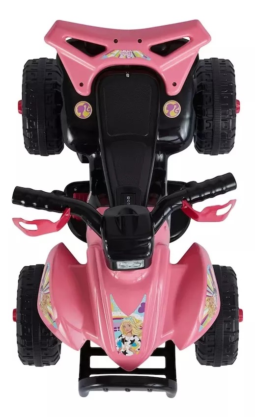 Montable cuatrimoto Eléctrica Barbie Rosa