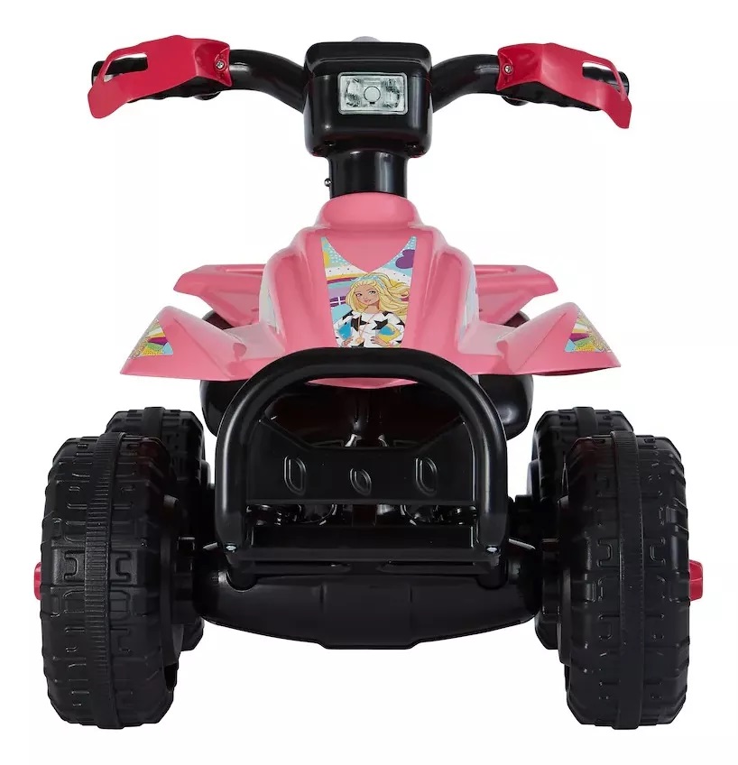 Montable cuatrimoto Eléctrica Barbie Rosa