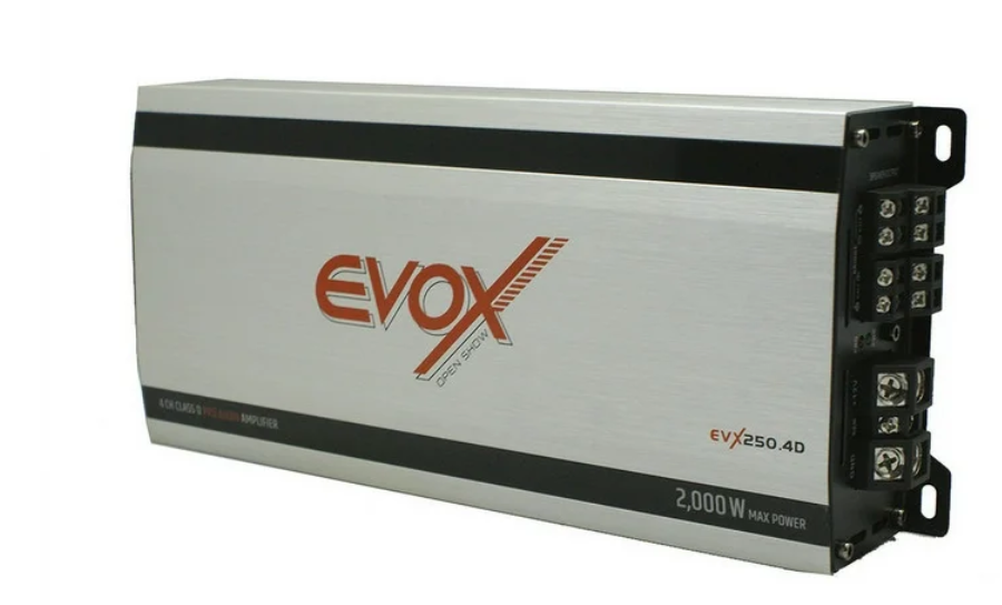 Amplificador Evox EVX250.4D CLASE D 250Wx4@4OHM 4 Canales