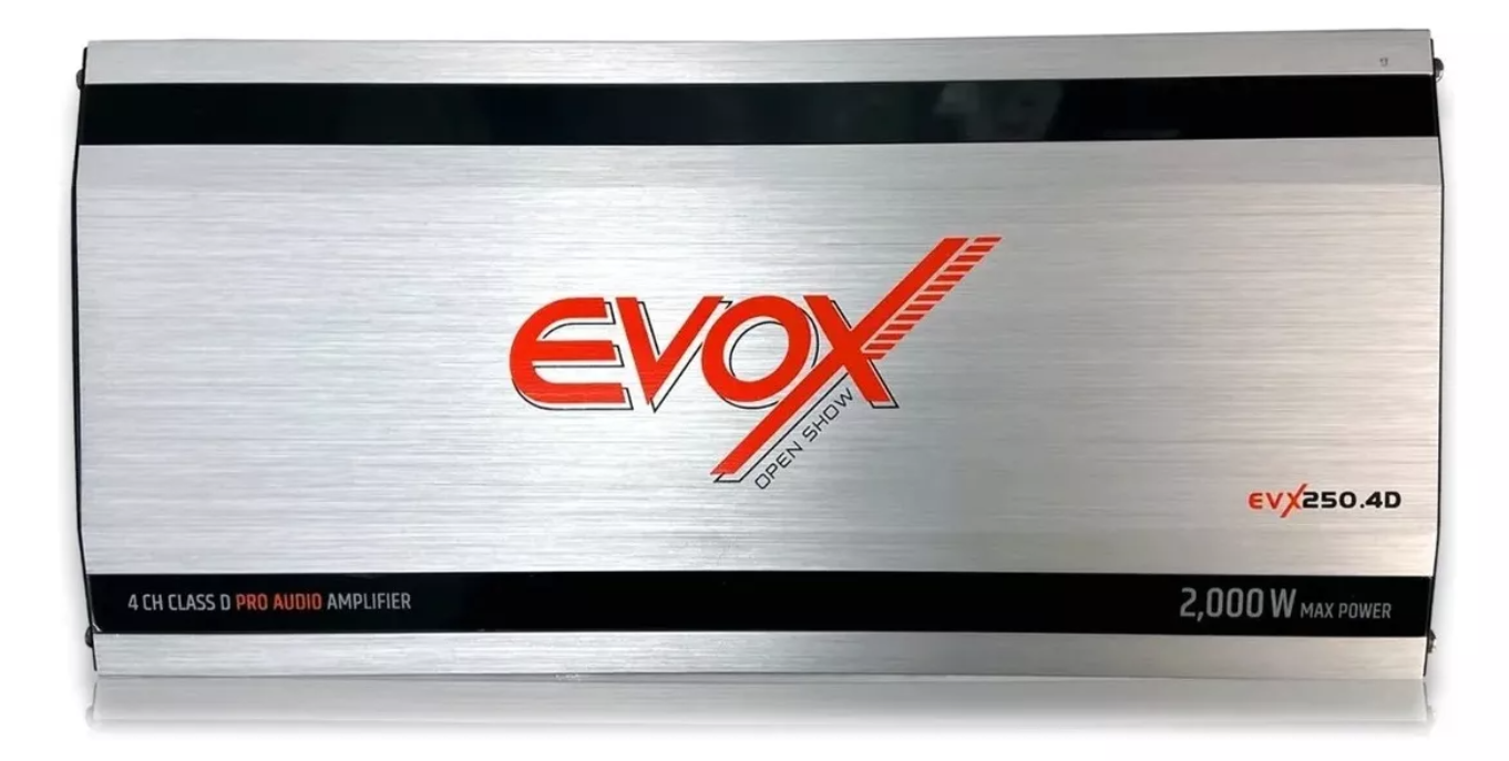 Amplificador Evox EVX250.4D CLASE D 250Wx4@4OHM 4 Canales
