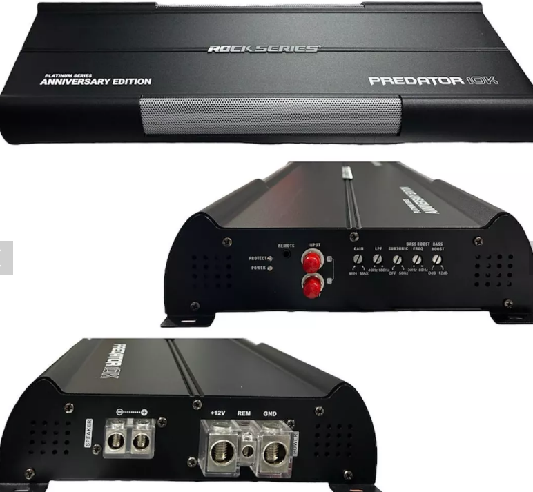 Amplificador Rock Series PREDATOR10K CLASE D 10000W MAX 1CH