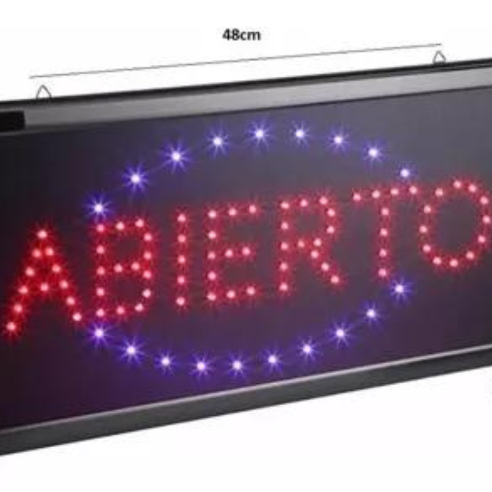 Anuncio luminoso 96 leds “ABIERTO”	MITZU	