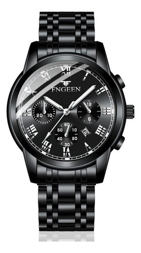 Reloj De Pulsera Keku Ml11-005 De Cuerpo Color Negro