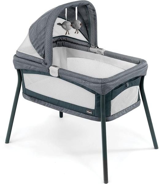 Cuna Moises Chicco Lullago Nest Poetic Ligero Gris