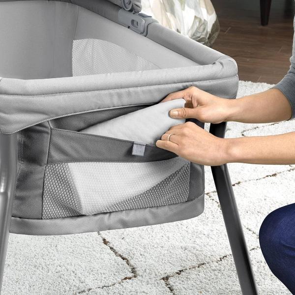 Cuna Moises Chicco Lullago Nest Poetic Ligero Gris
