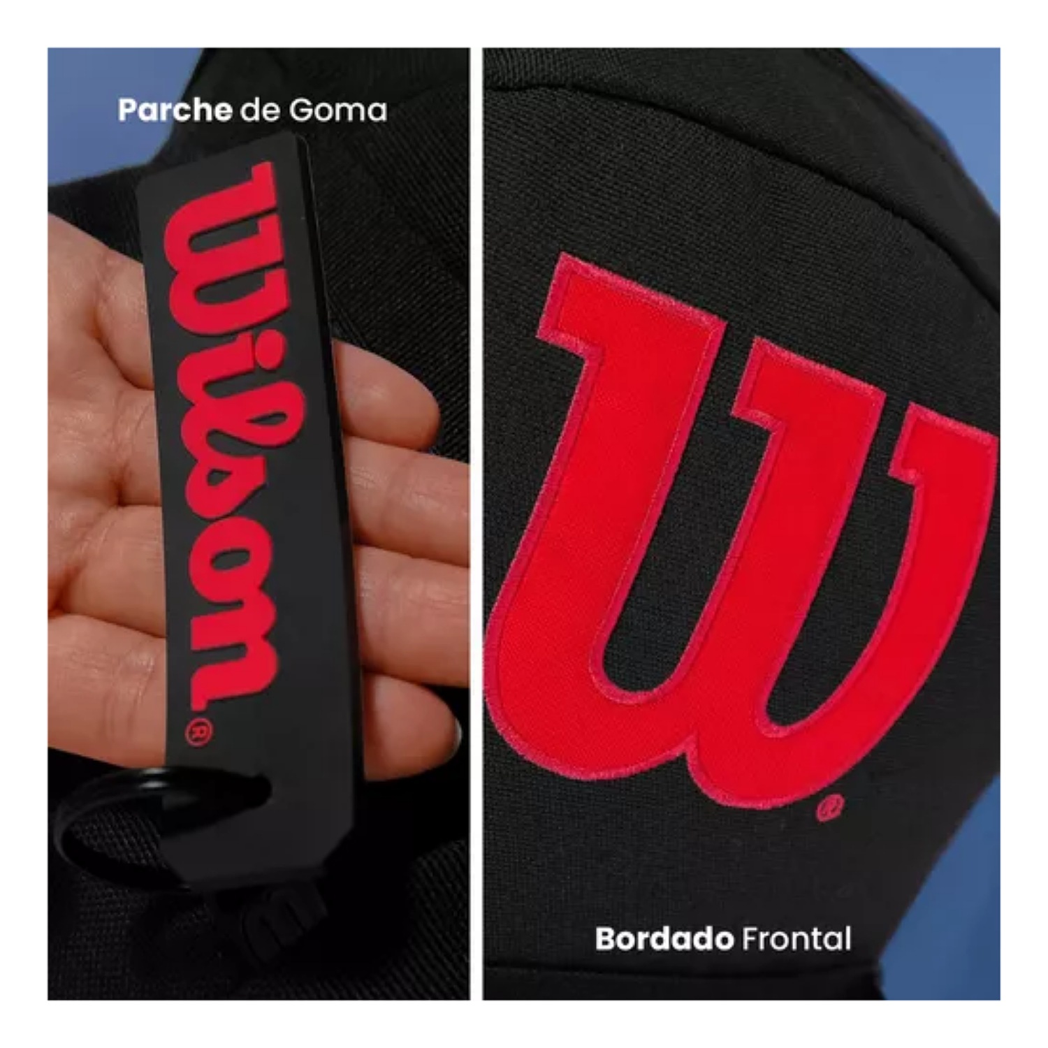 Mochila Negra Wilson Urbana Escolar Original Reforzada