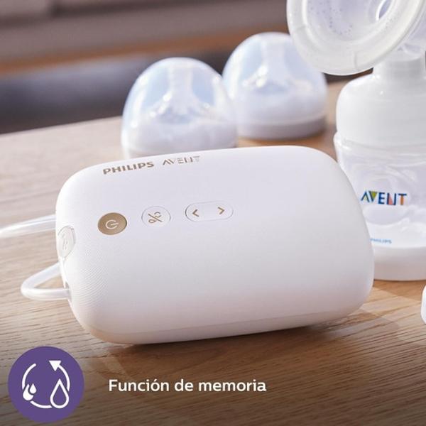 Extractor De Leche Eléctrico Doble Avent Con Biberones 12 Pz