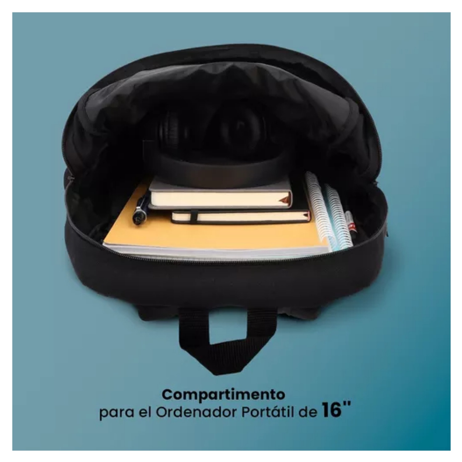 Mochila Negra Wilson Urbana Escolar Original Reforzada