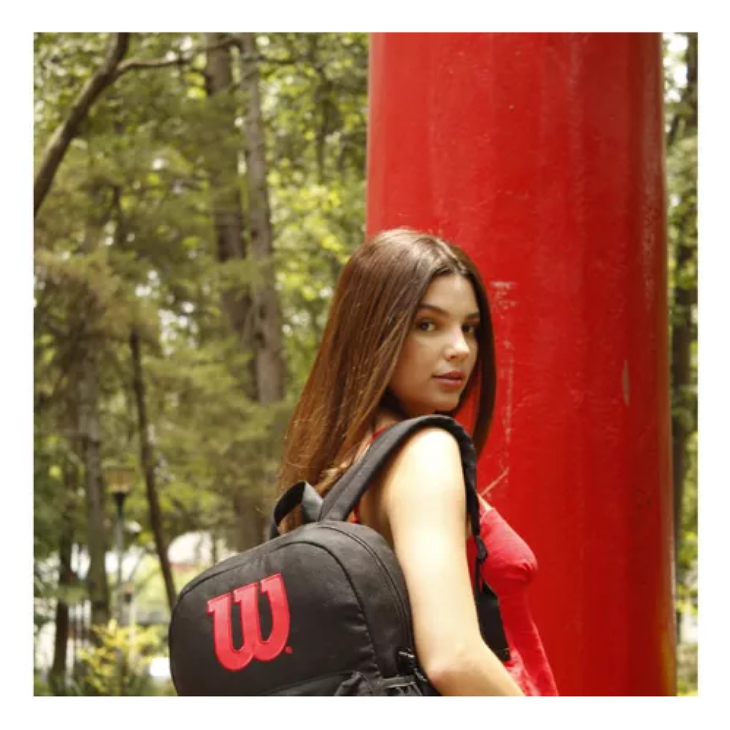 Mochila Negra Wilson Urbana Escolar Original Reforzada