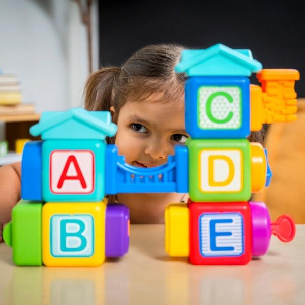 Cubos Magnéticos Para Bebé Baby Einstein Bridge 15 Pzas