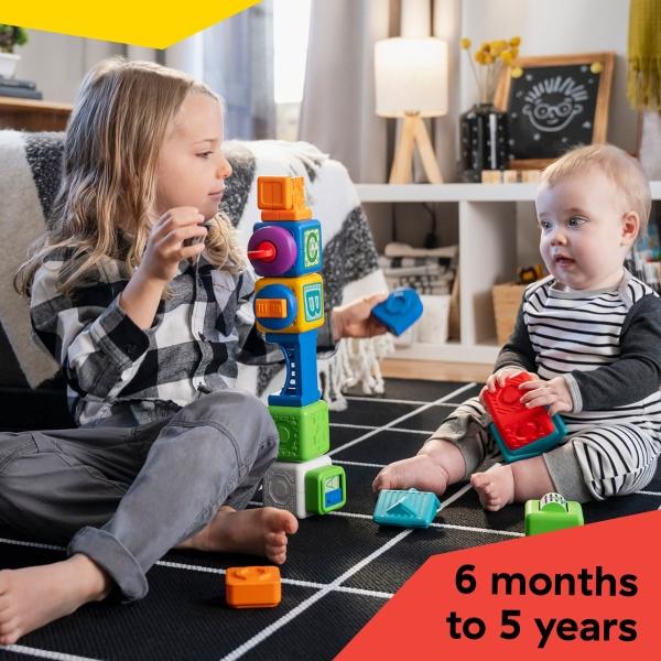 Cubos Magnéticos Para Bebé Baby Einstein Bridge 15 Pzas