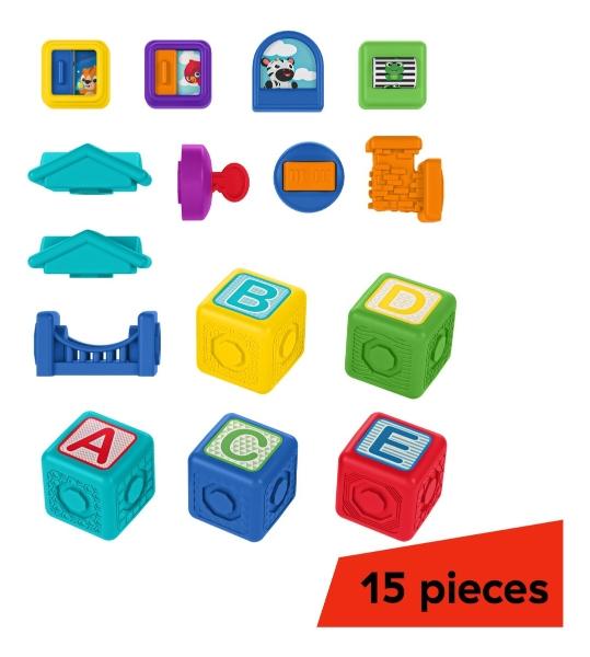 Cubos Magnéticos Para Bebé Baby Einstein Bridge 15 Pzas