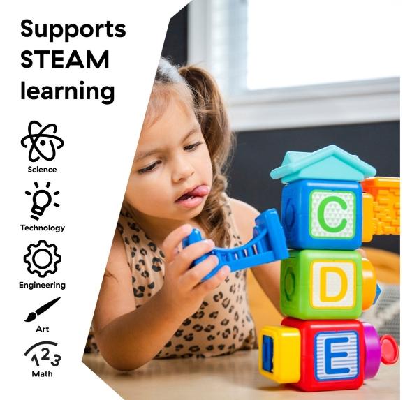 Cubos Magnéticos Para Bebé Baby Einstein Bridge 15 Pzas