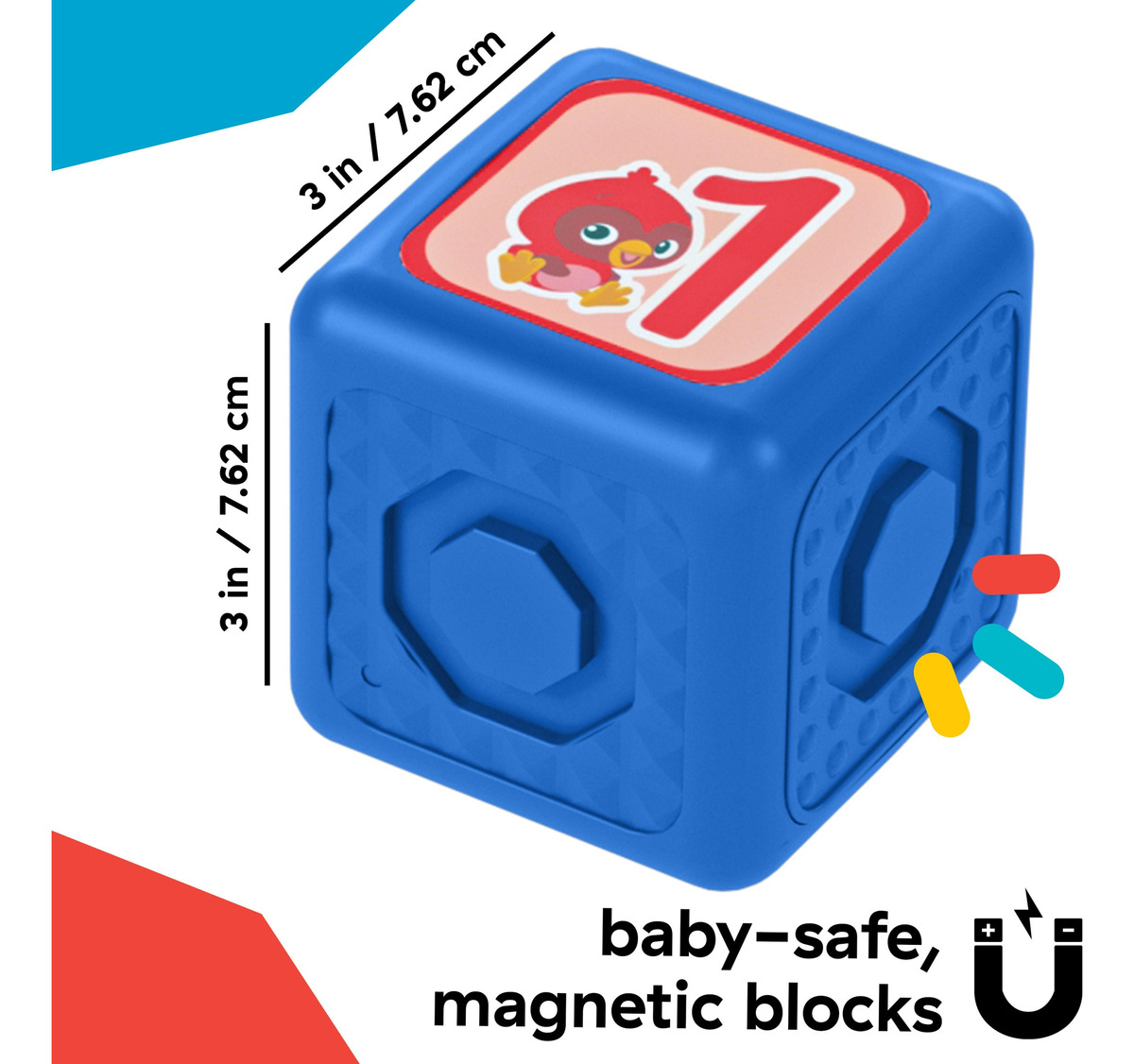 Cubos Magnéticos Para Bebé Baby Einstein Dive & Soar 11 Pzas