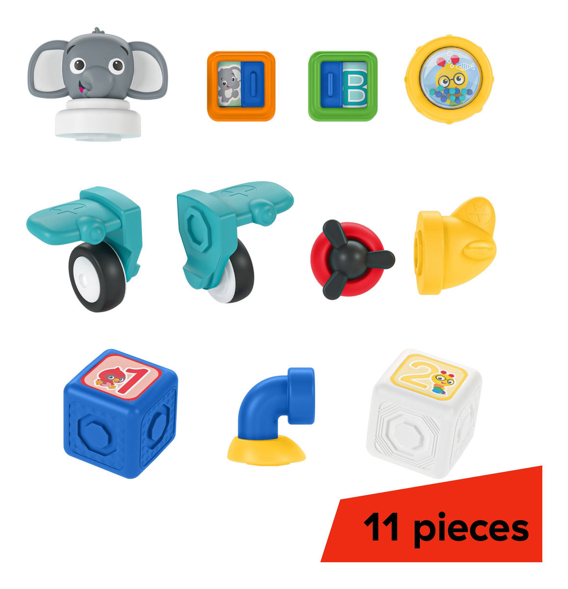 Cubos Magnéticos Para Bebé Baby Einstein Dive & Soar 11 Pzas