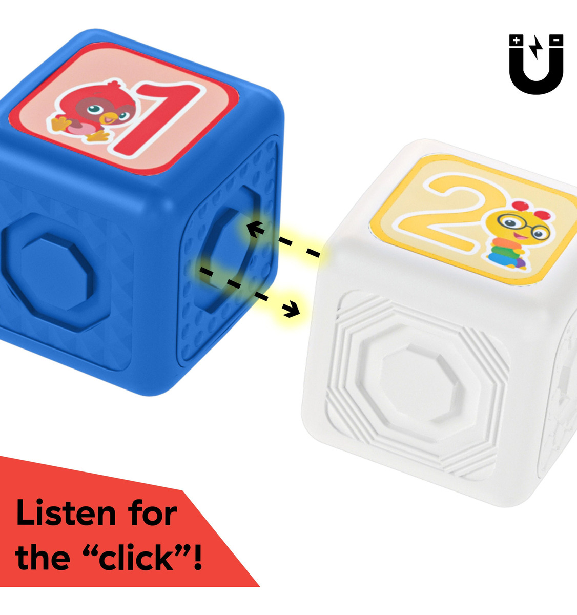 Cubos Magnéticos Para Bebé Baby Einstein Dive & Soar 11 Pzas