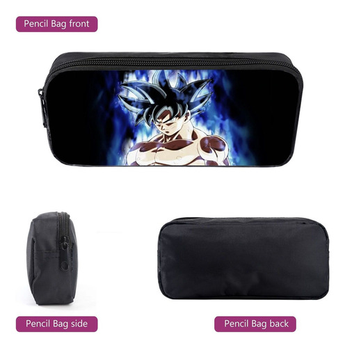 Mochila Escolar De 3 Piezas De Anime Dragon Ball Manga Goku