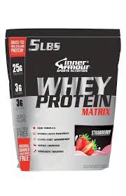 Whey Protein Matrix Inner Armour (5 LB) (2.25 Kg) (71 serv) Sabor Fresa