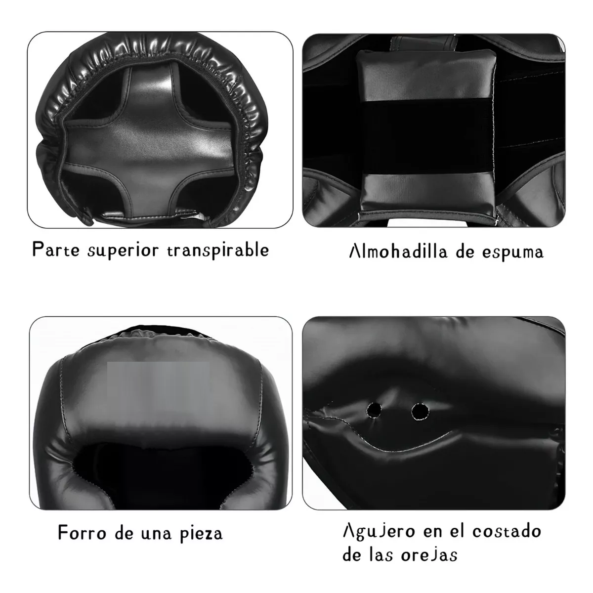 Careta Casco Para Boxeo Taekwondo De Barra Protector Cabeza