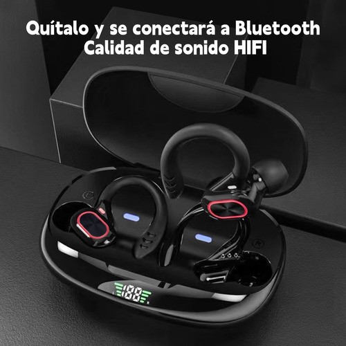 Audifonos Bluetooth Deportivos Audifonos In Ear Con Ganchos plata