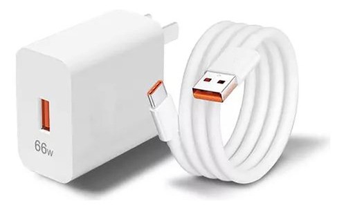 66w Cargador Con Cable Tipo C Para Huawei Honor Carga Rápid