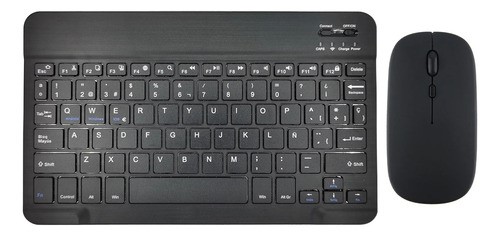 Teclado Y Mouse Bluetooth Para Ios Android Windows