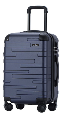 Maleta De Mano Cabina Carry On Candado Ruedas 360° Amulay