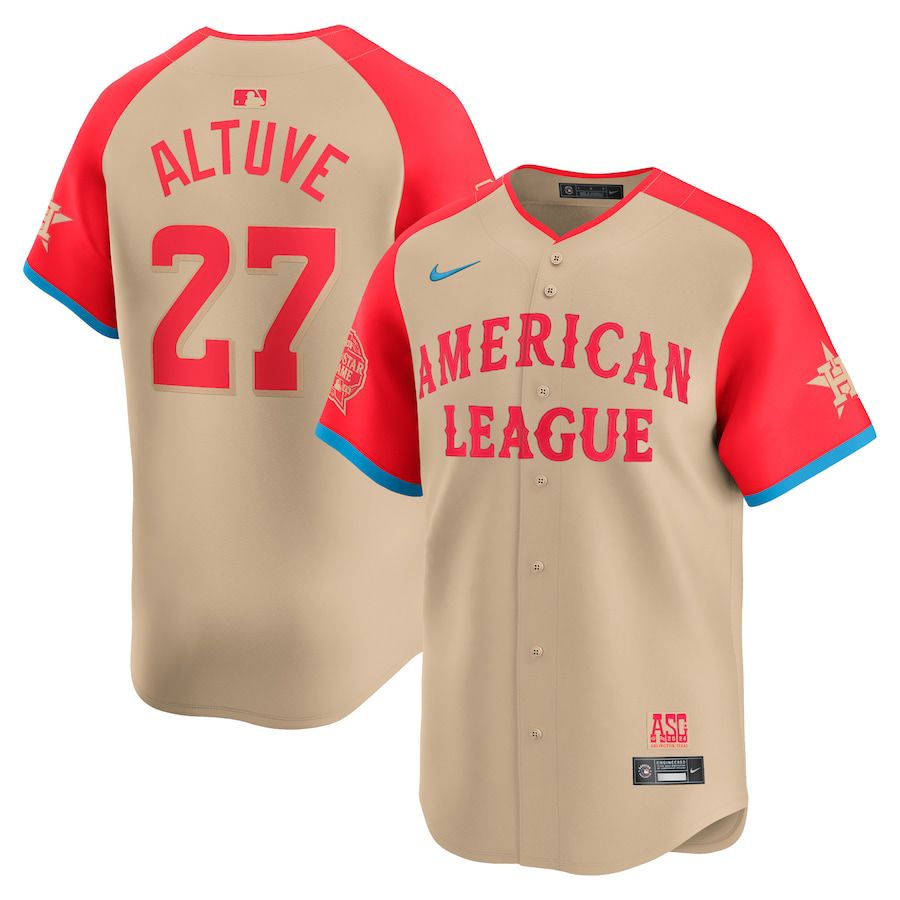 Nuevo! Jersey Beisbol All Star Game 2024 Juego de Estrellas American League BORDADO Altuve 27 Talla L