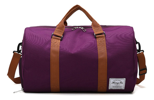 Maleta De Viaje Bolsa Mochila Fitness Bag Color Violeta