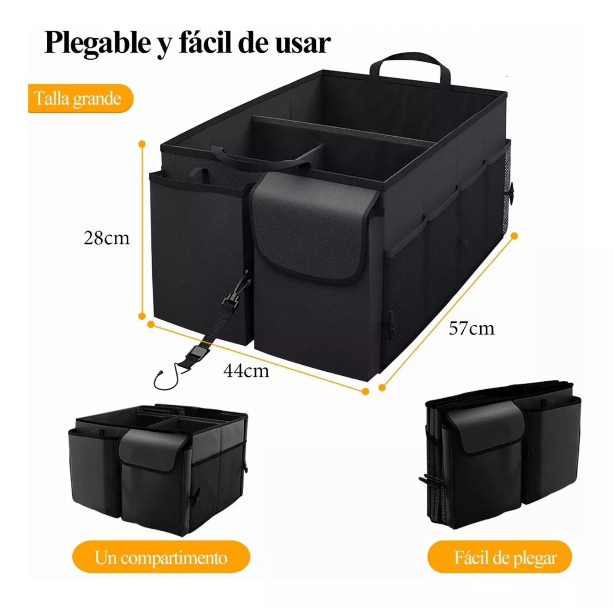 Organizador Cajuela Para Auto Camionetas Plegable Universal