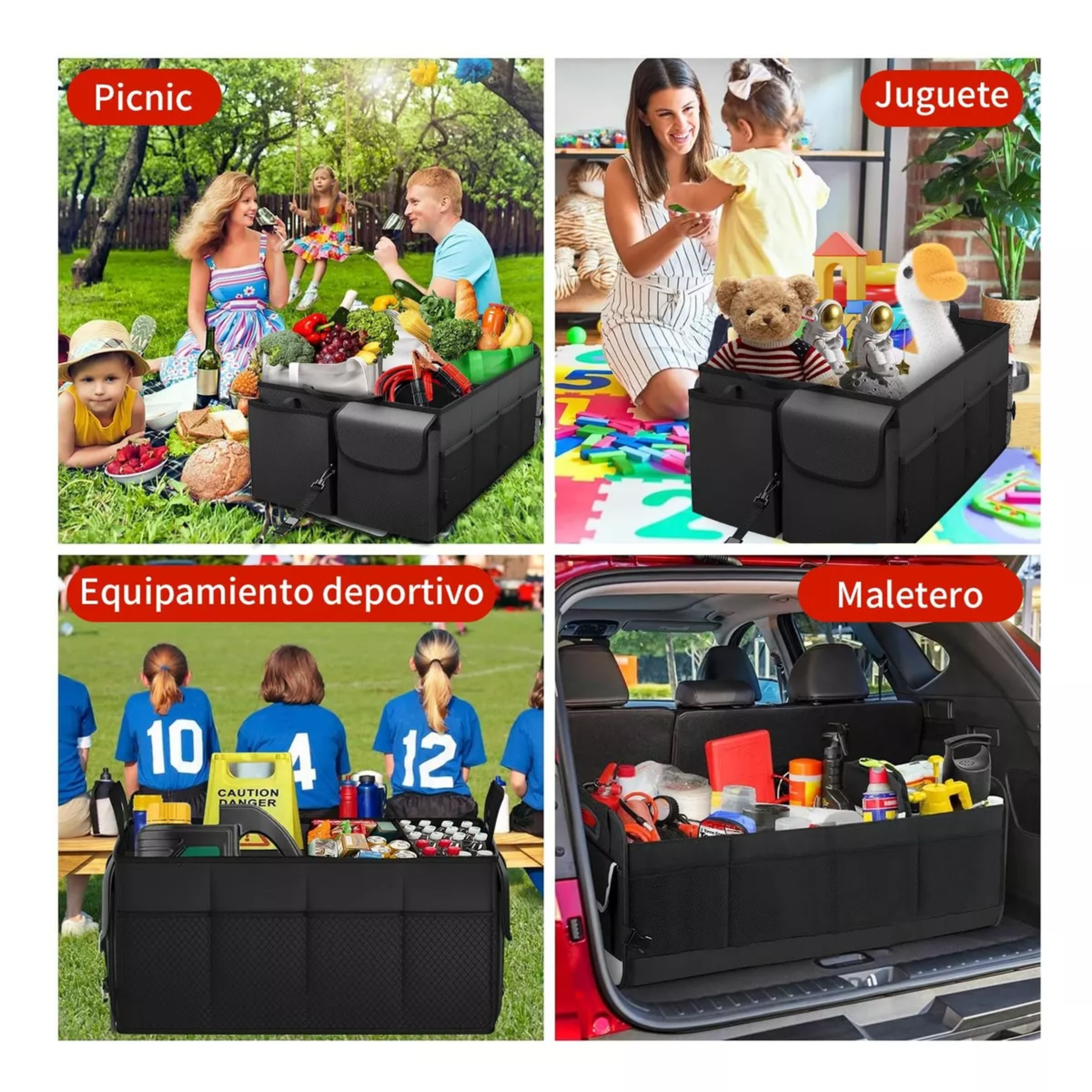 Organizador Cajuela Para Auto Camionetas Plegable Universal