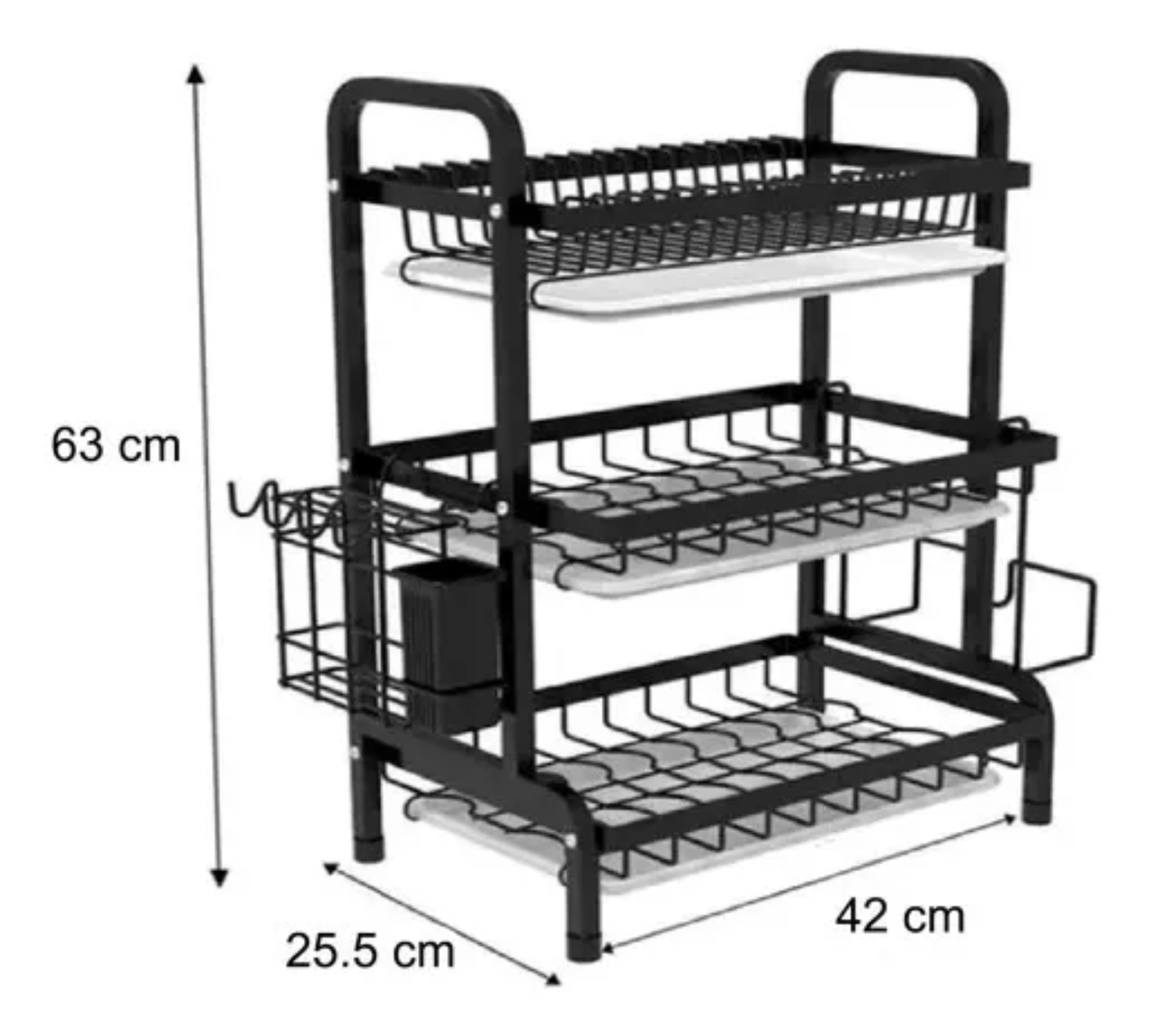 Cubiertera Escurridor Organizador 3 Niveles LG Amoblamientos